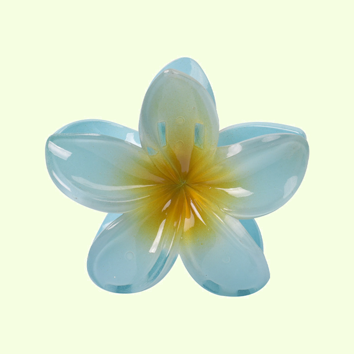 Eggplant Hair Clips Flower Scrunchies