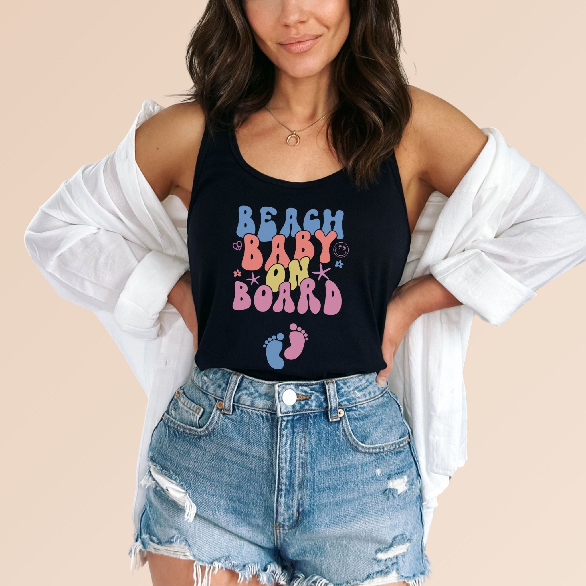 Beach Baby on Board Tank top