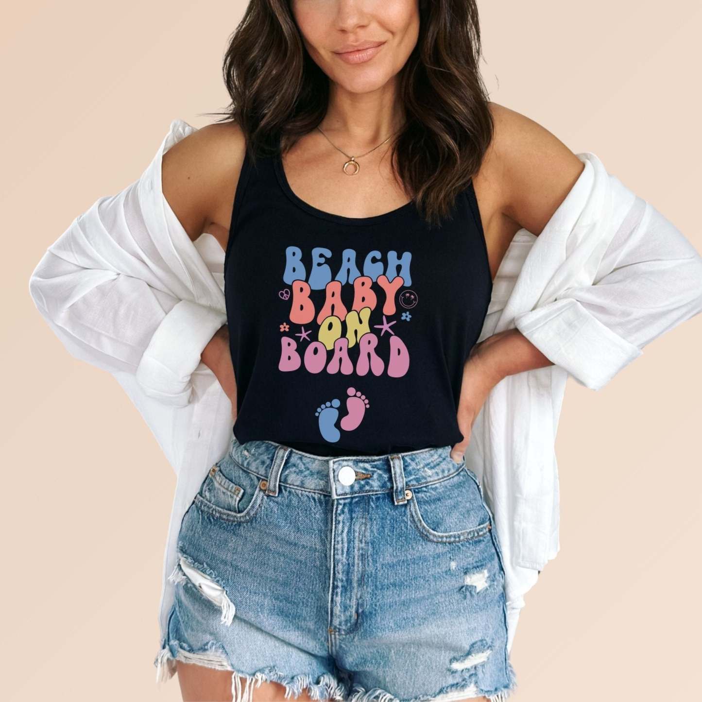 Beach Baby on Board Tank top