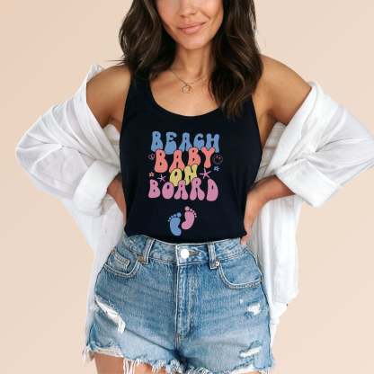 Beach Baby on Board Tank top
