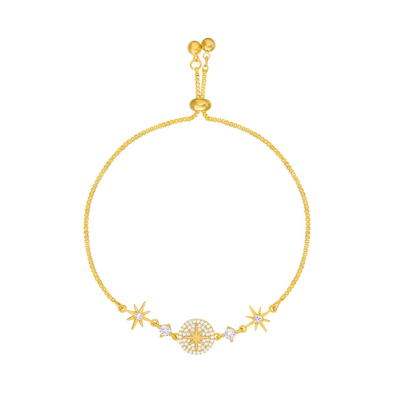 Star Adjustable Pull-On Bracelet