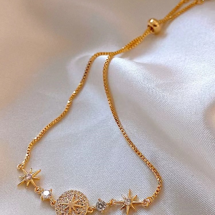 Star Adjustable Pull-On Bracelet