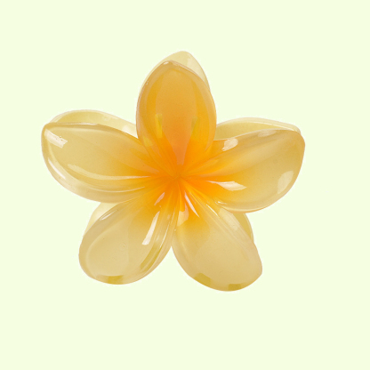 Eggplant Hair Clips Flower Scrunchies