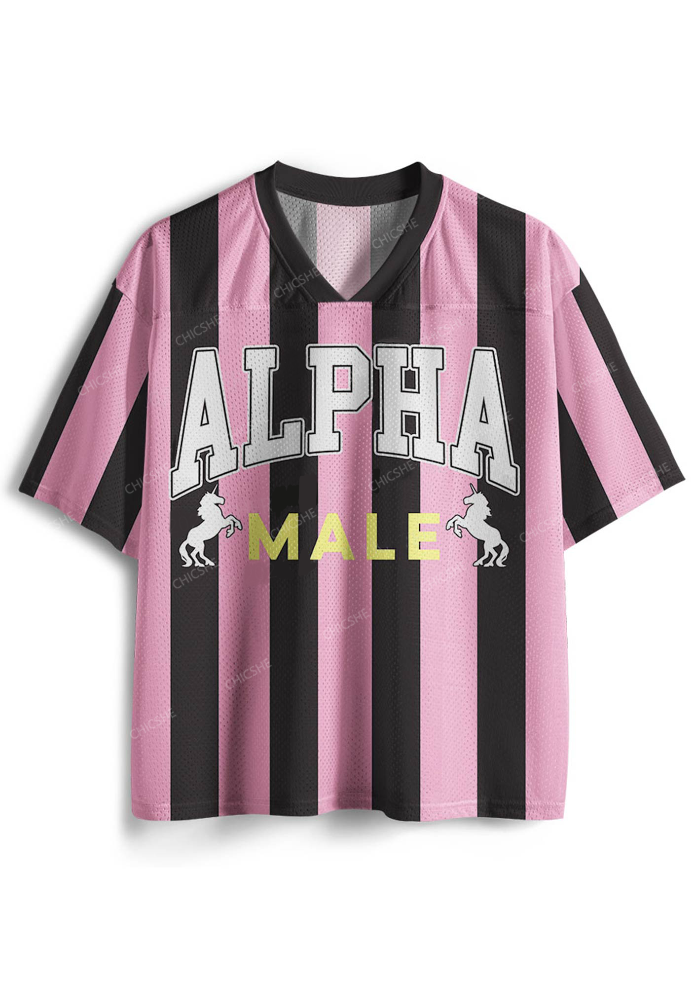 Chicshe Pink Skull Y2K Shirts Washed Tee