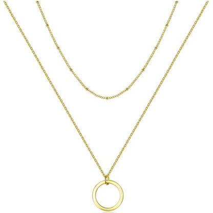 Love Clavicle Necklace Stacking Gift For Mama