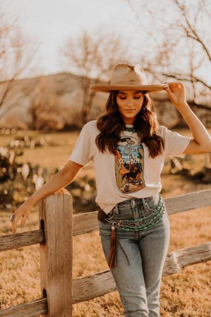 Drink Up Cowboy Graphic Tee