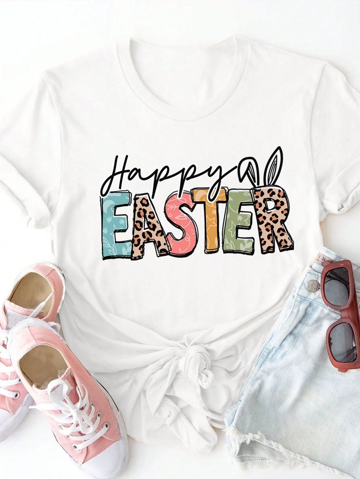 Happy Easter Letter T-shirt