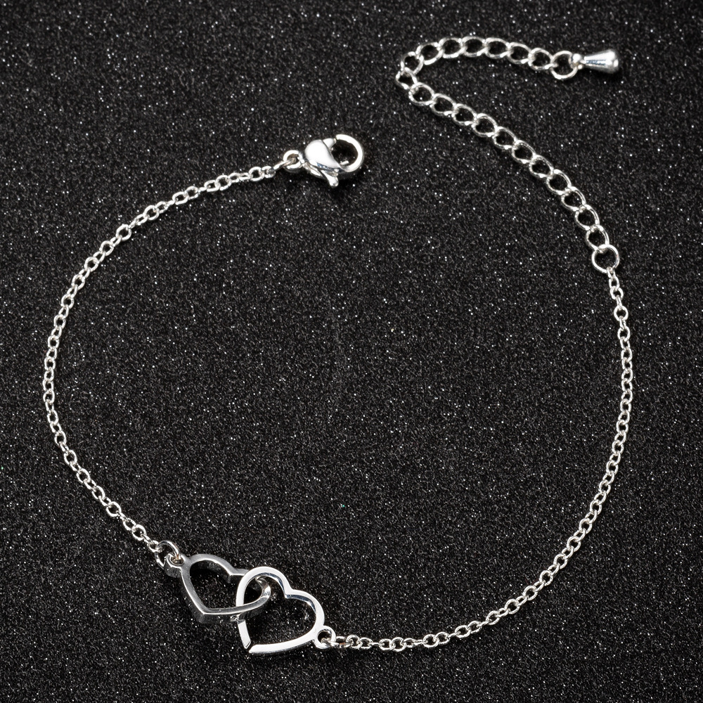 Fashion Heart to Heart Bracelet