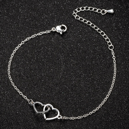 Fashion Heart to Heart Bracelet