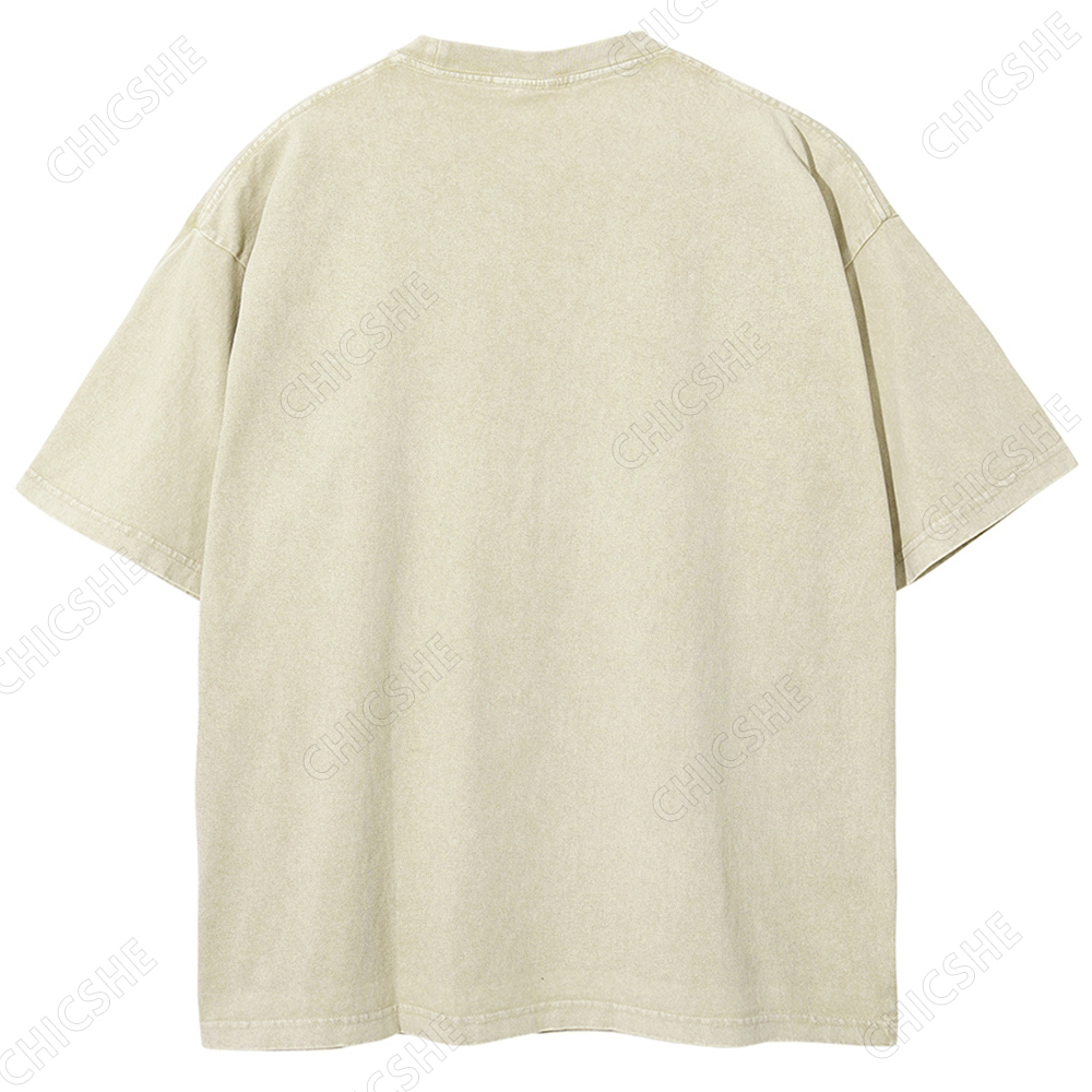 Have A Nice Day Printed Washed Tee