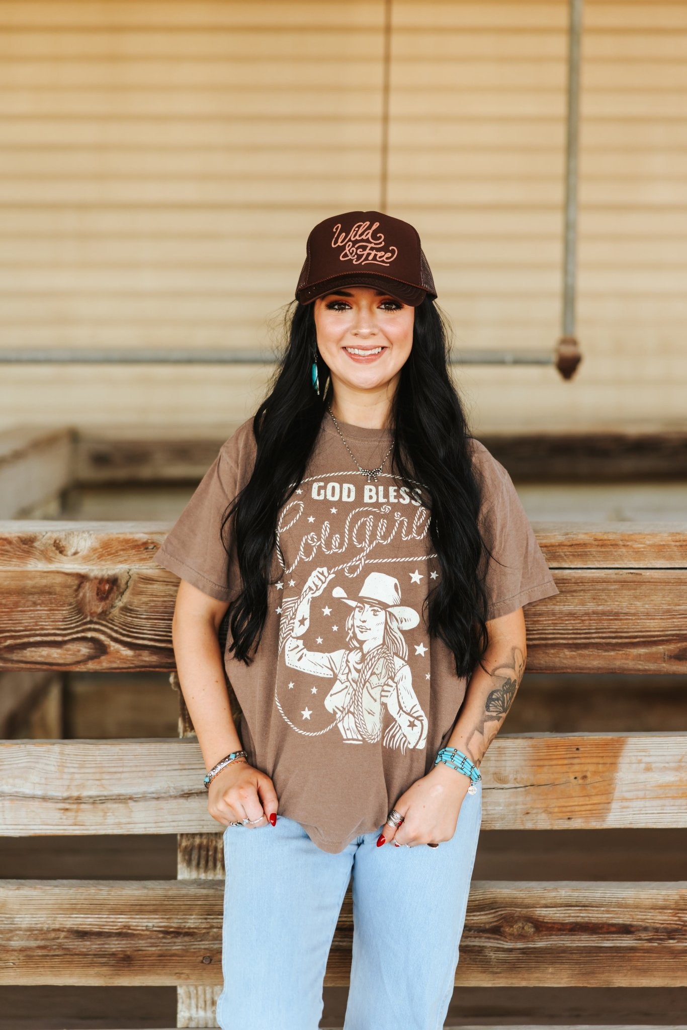 God Bless Cowgirls Graphic Tee