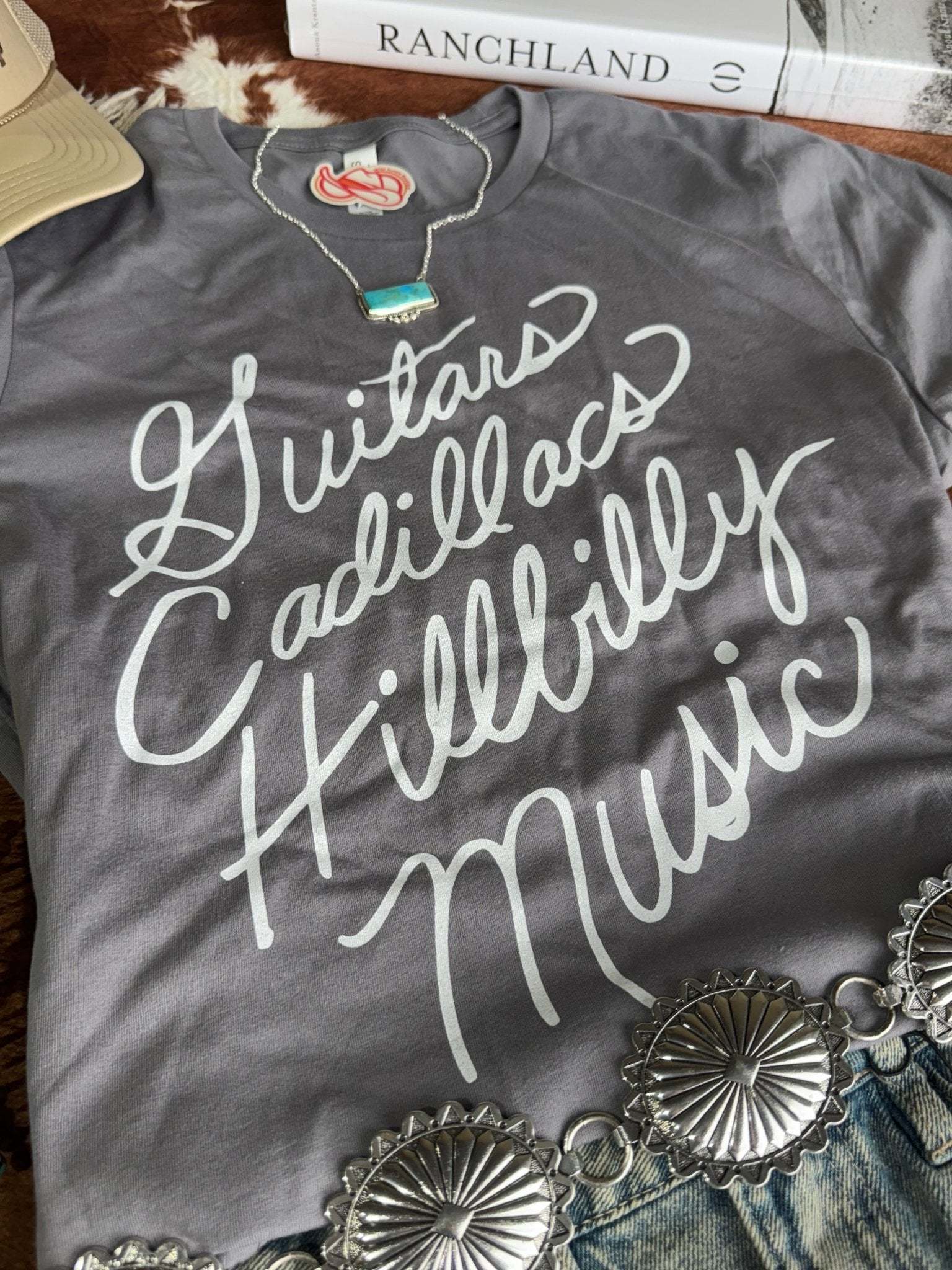 Guitars Cadillacs Graphic Tee