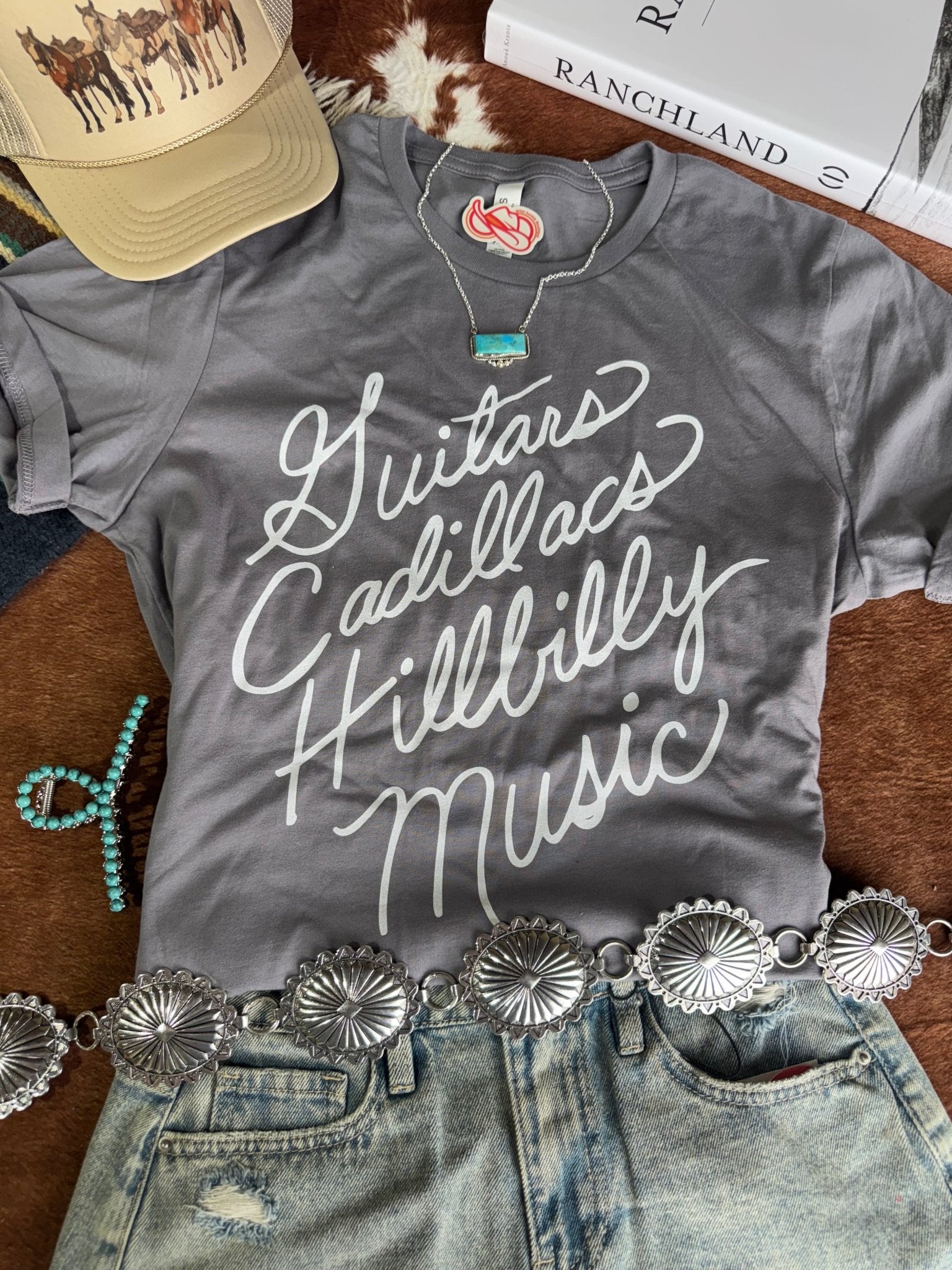 Guitars Cadillacs Graphic Tee