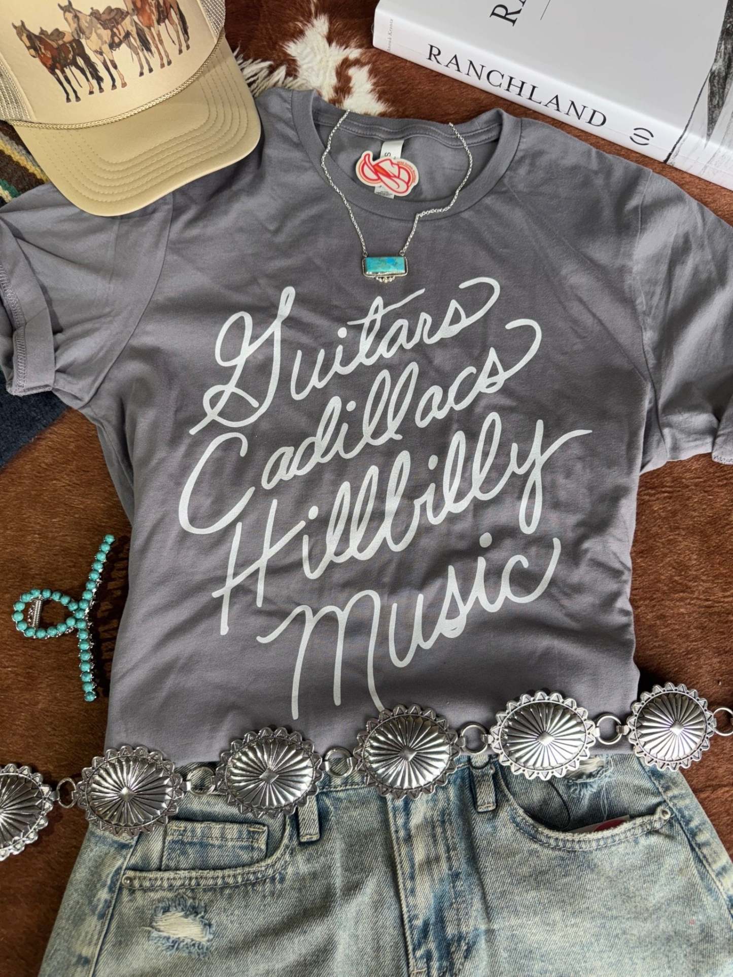 Guitars Cadillacs Graphic Tee