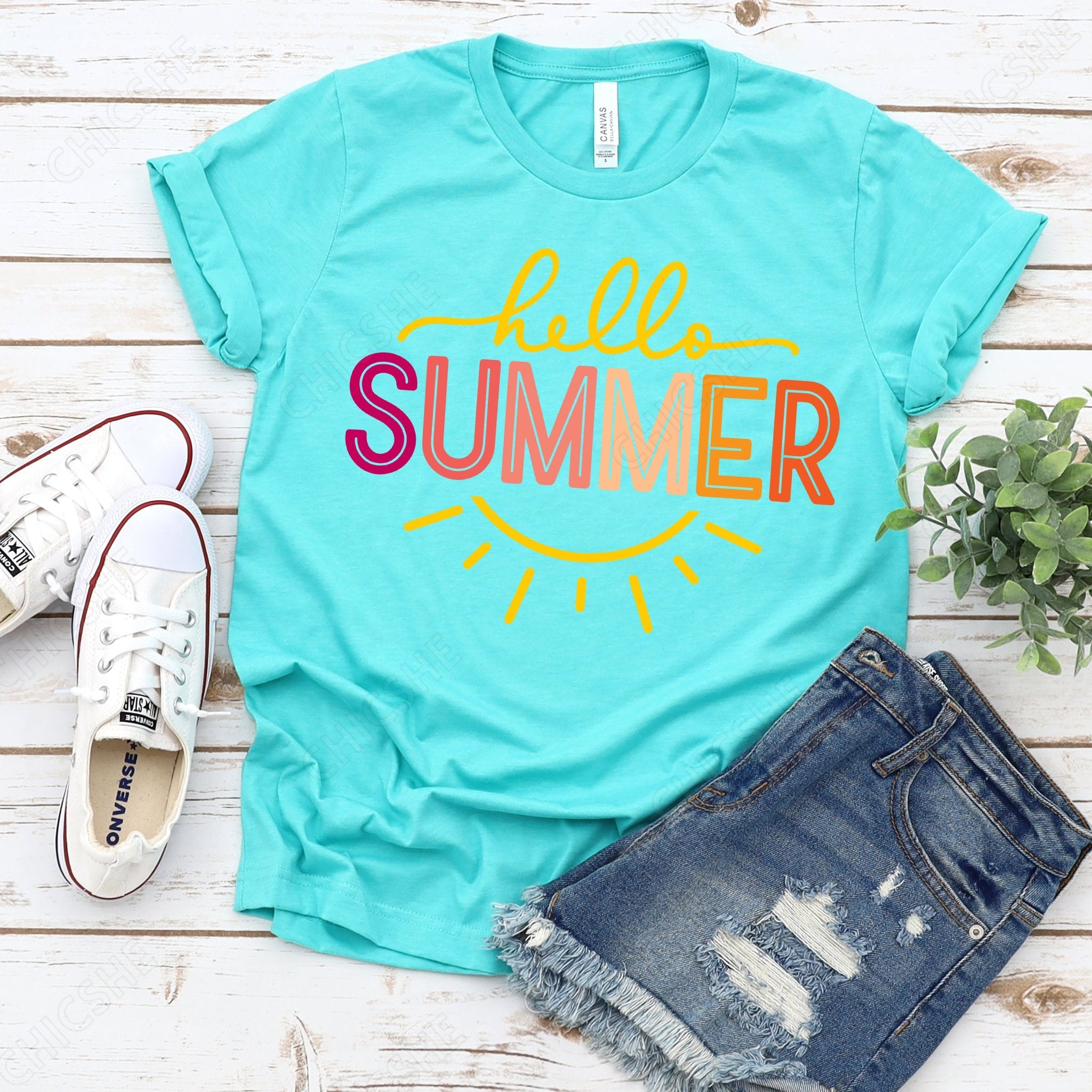 Hello Summer Beach T-Shirt
