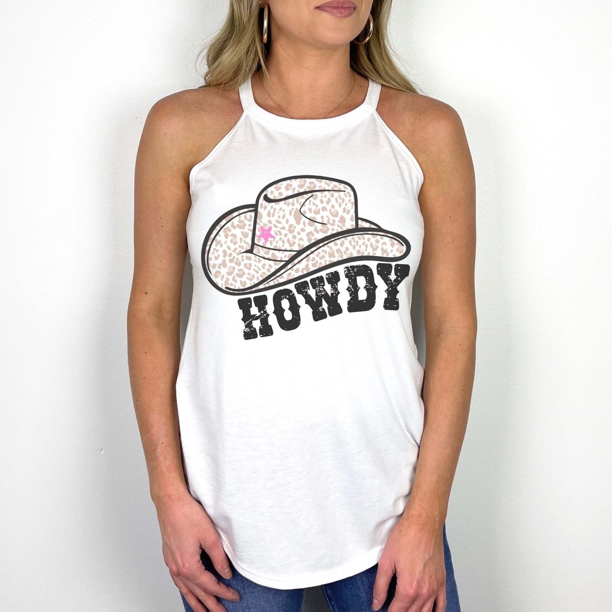 Howdy High Neck Tank
