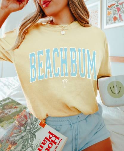 Beachbum Beach Bum Shirt Palm Tree Summer T Shirt