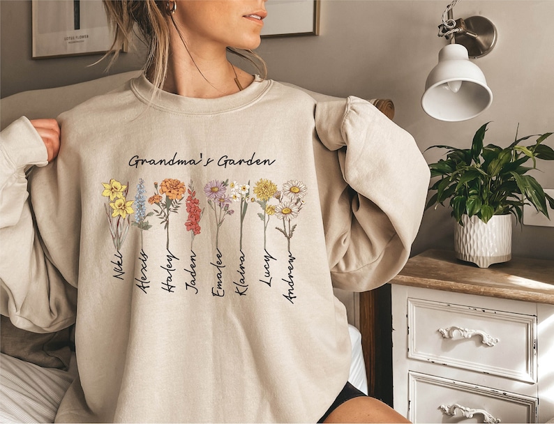 Custom Birthflower Sweatshirt