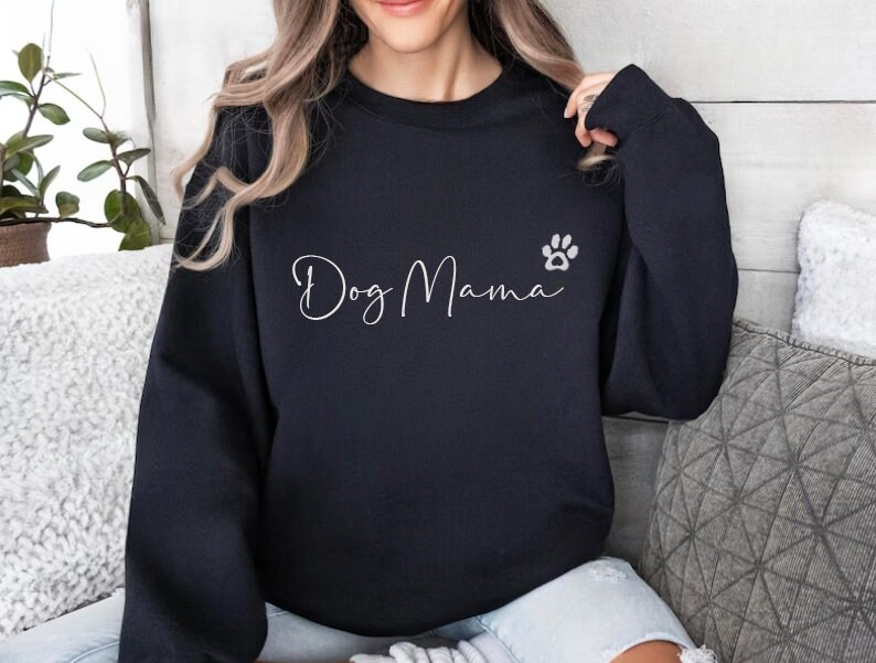 Personalised Dog Mama Sweatshirt