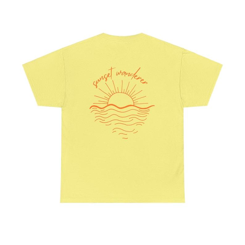 Sunset Tshirt Trendy Beachy Shirts Coconut Girl Clothes Cute Summer Tees