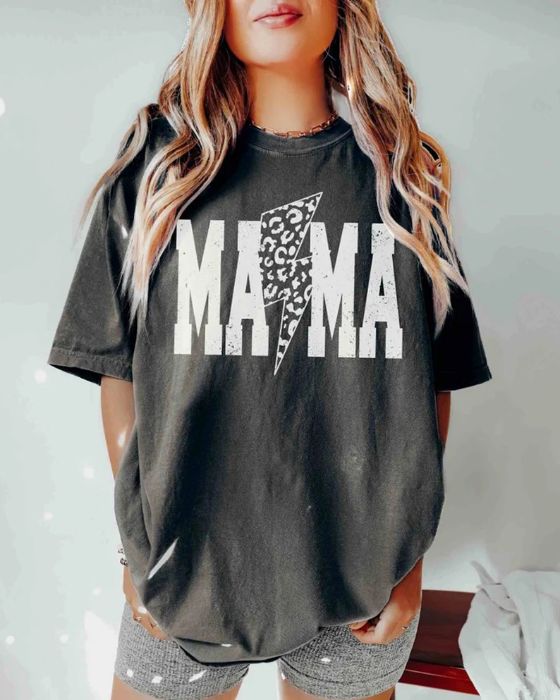 Comfort Color Mom Lightning T-Shirt