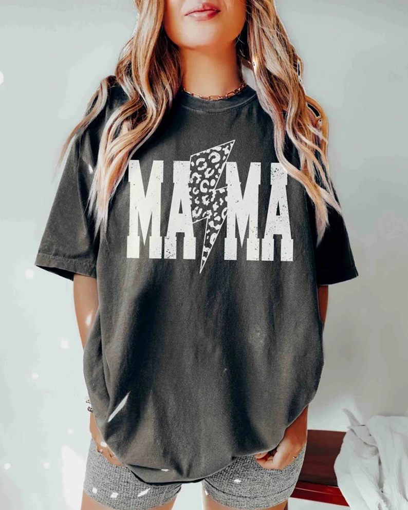 Comfort Color Mom Lightning T-Shirt