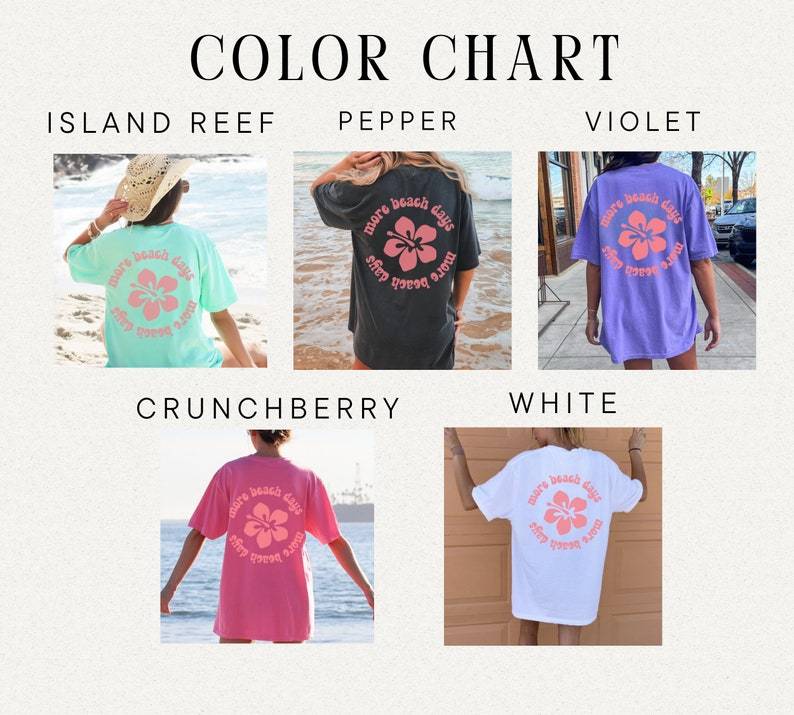 Preppy Summer Shirt Beach Days Graphic Tee Hibiscus Flower Shirt Coconut Girl