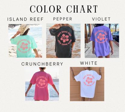 Preppy Summer Shirt Beach Days Graphic Tee Hibiscus Flower Shirt Coconut Girl