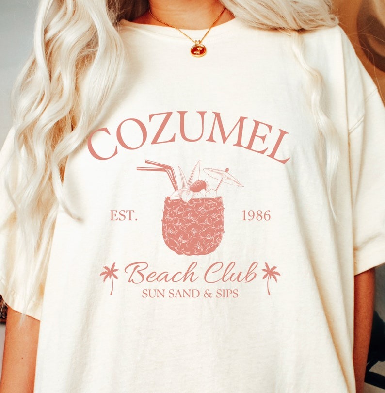 Custom Beach Club Tshirt Gift Girls Trip Personalized Tee Bachelorette Party