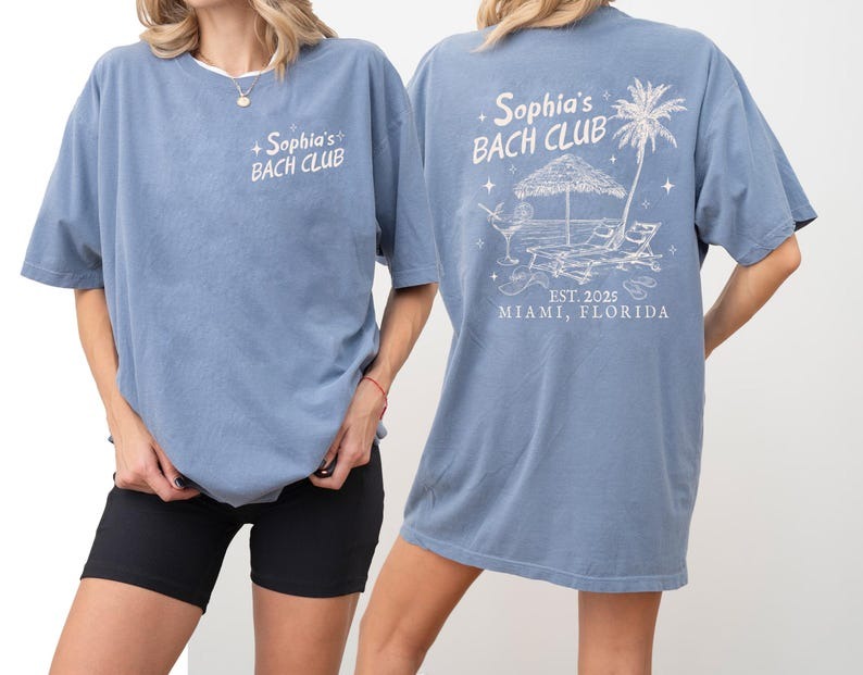 Custom Beach Bachelorette Shirts Beach Bride Shirt Bach Club Bachelorette Gift