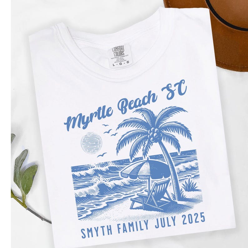 Custom Family Beach Vacation Shirt Friend Group Beach Trip Myrtle Beach Tshirt
