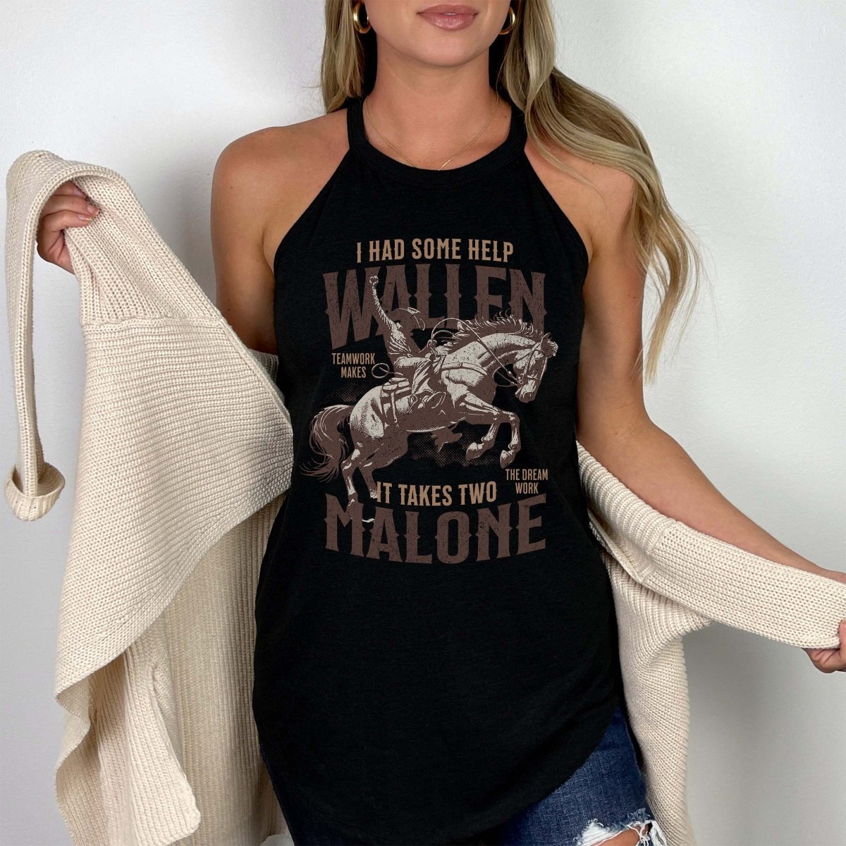 It Takes Two High Neck Tank