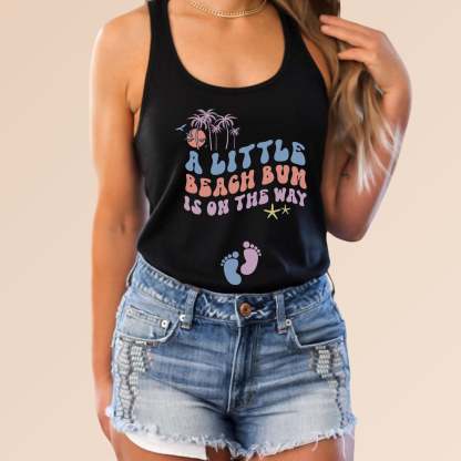 Little Beach Bum On The Way Tank Top