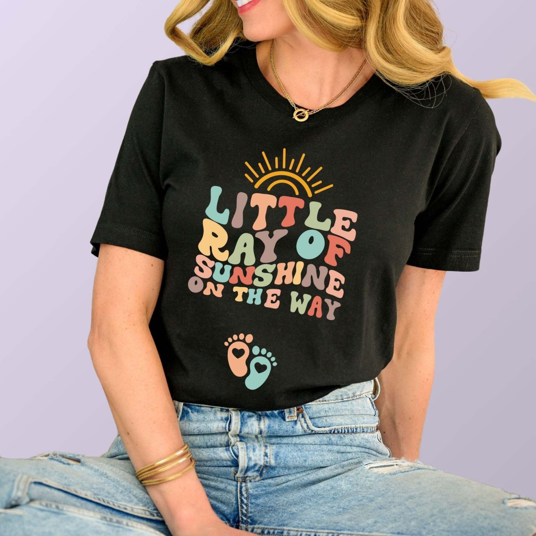 Little Ray of Sunshine On The Way Tee
