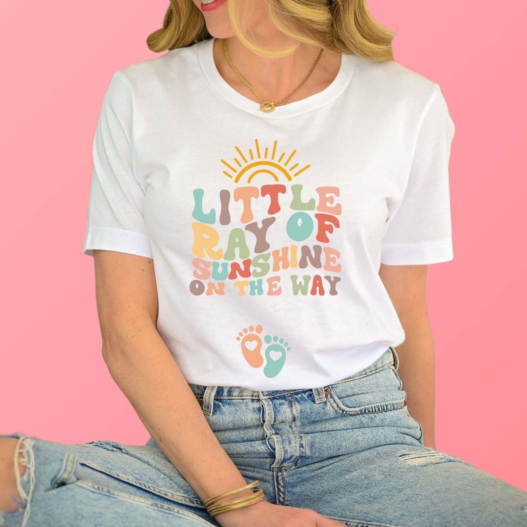 Little Ray of Sunshine On The Way Tee
