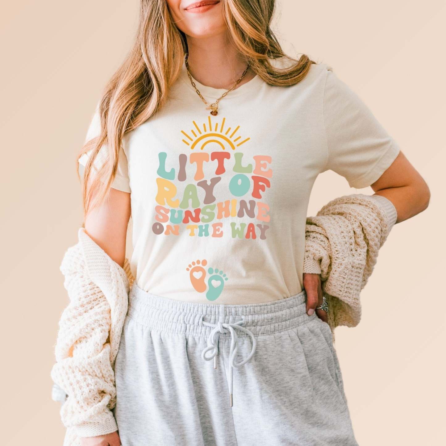 Little Ray of Sunshine On The Way Tee