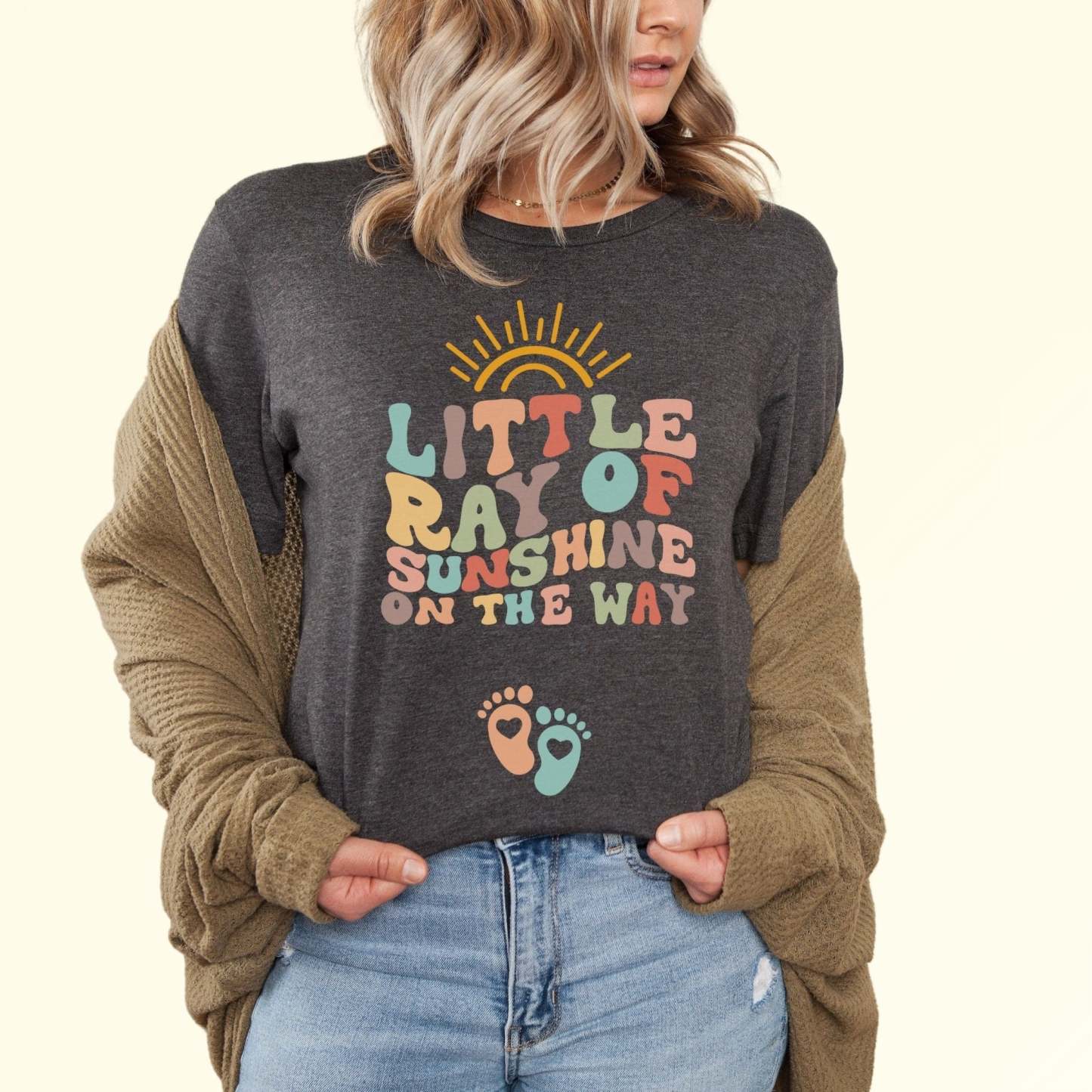 Little Ray of Sunshine On The Way Tee