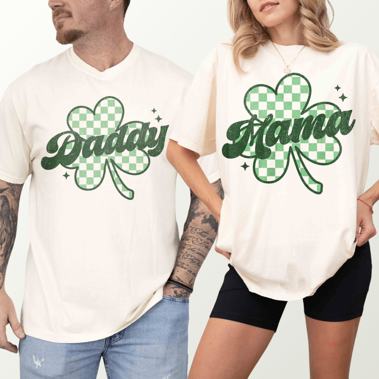 Mama Daddy Clover Shirts