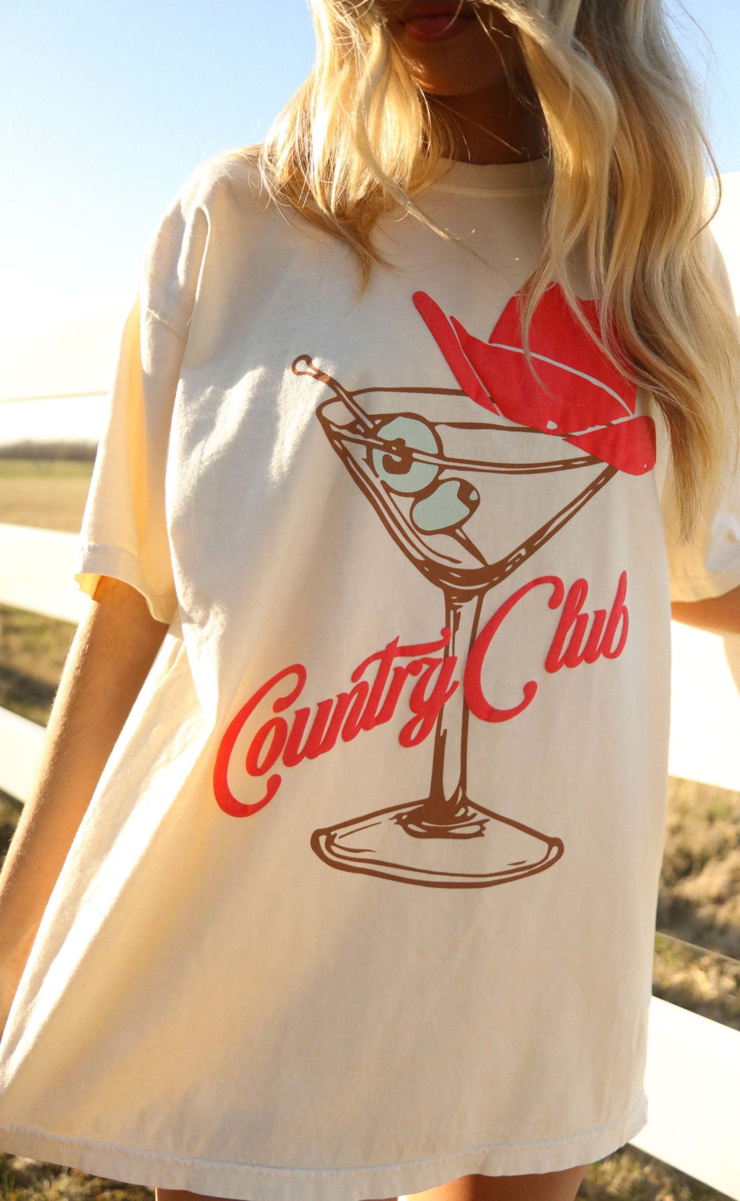 Charlie Southern Country Club Martini Tee
