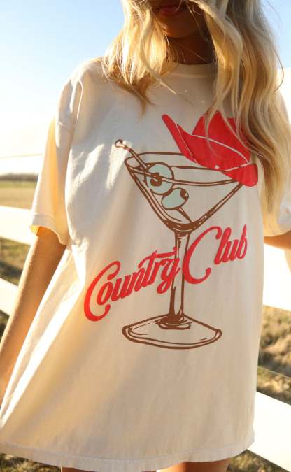 Charlie Southern Country Club Martini Tee