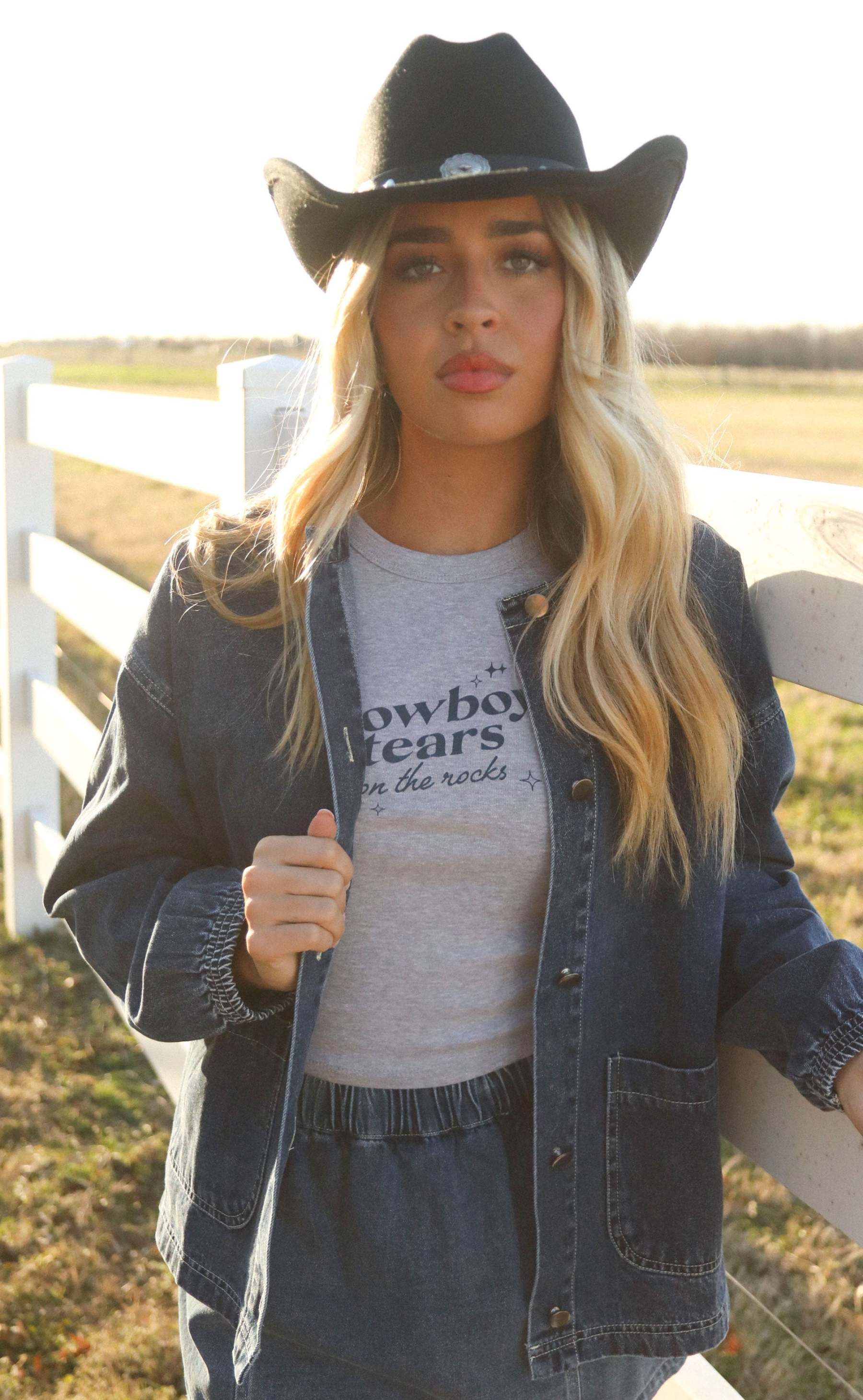 Charlie Southern Cowboy Tears Tank