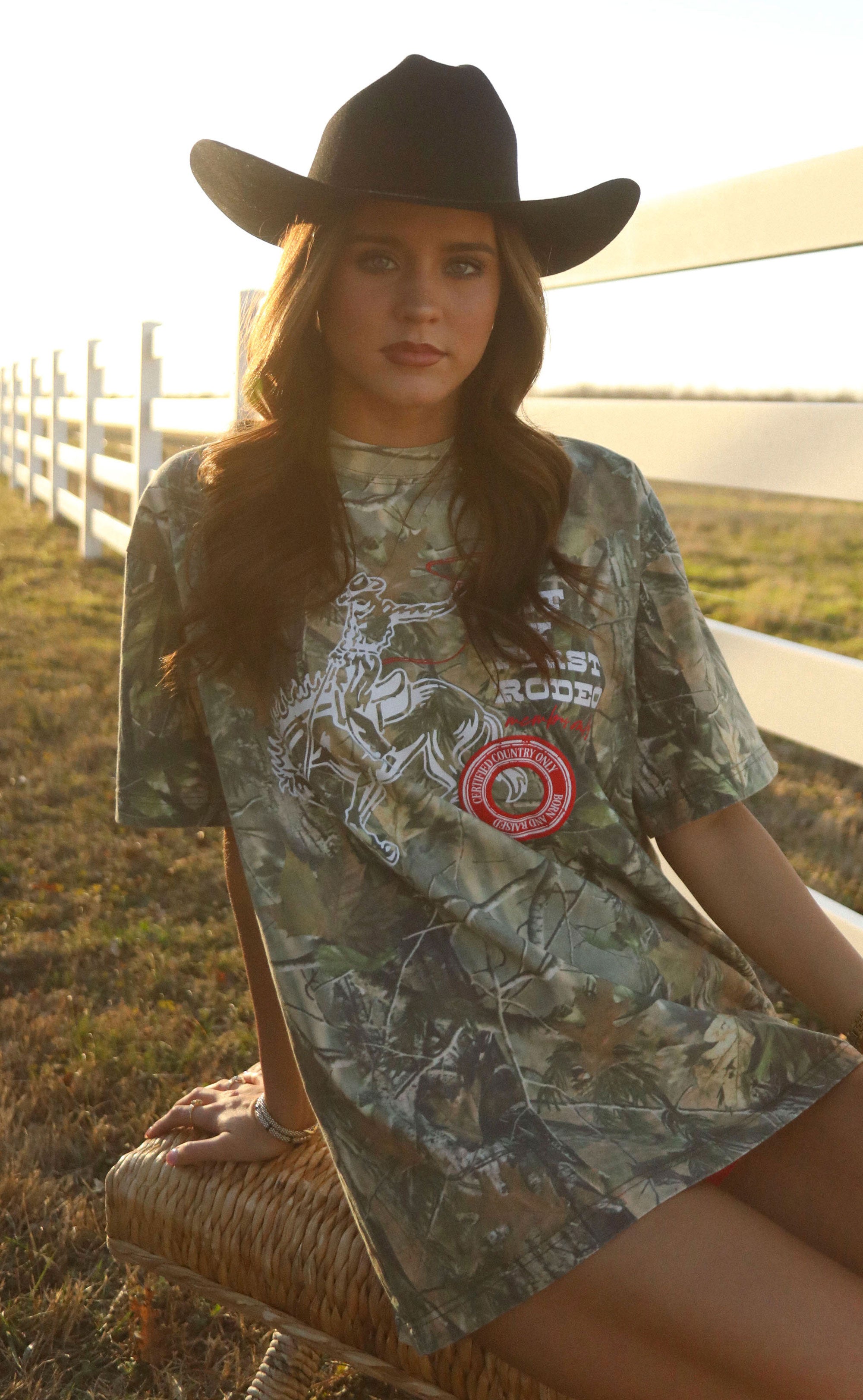 Charlie Southern Members Only Oversized Camo Tee
