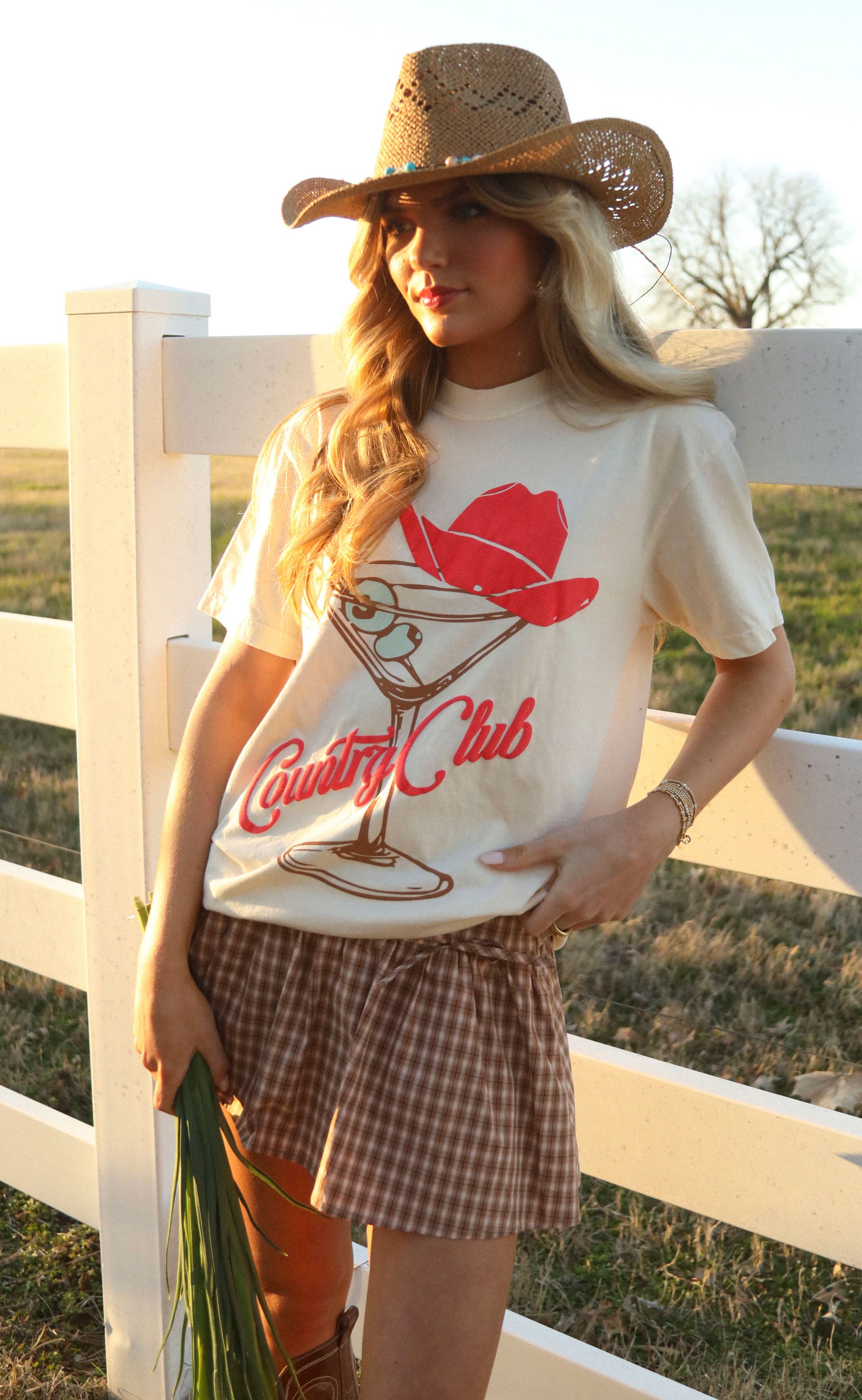 Charlie Southern Country Club Martini Tee