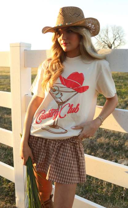 Charlie Southern Country Club Martini Tee