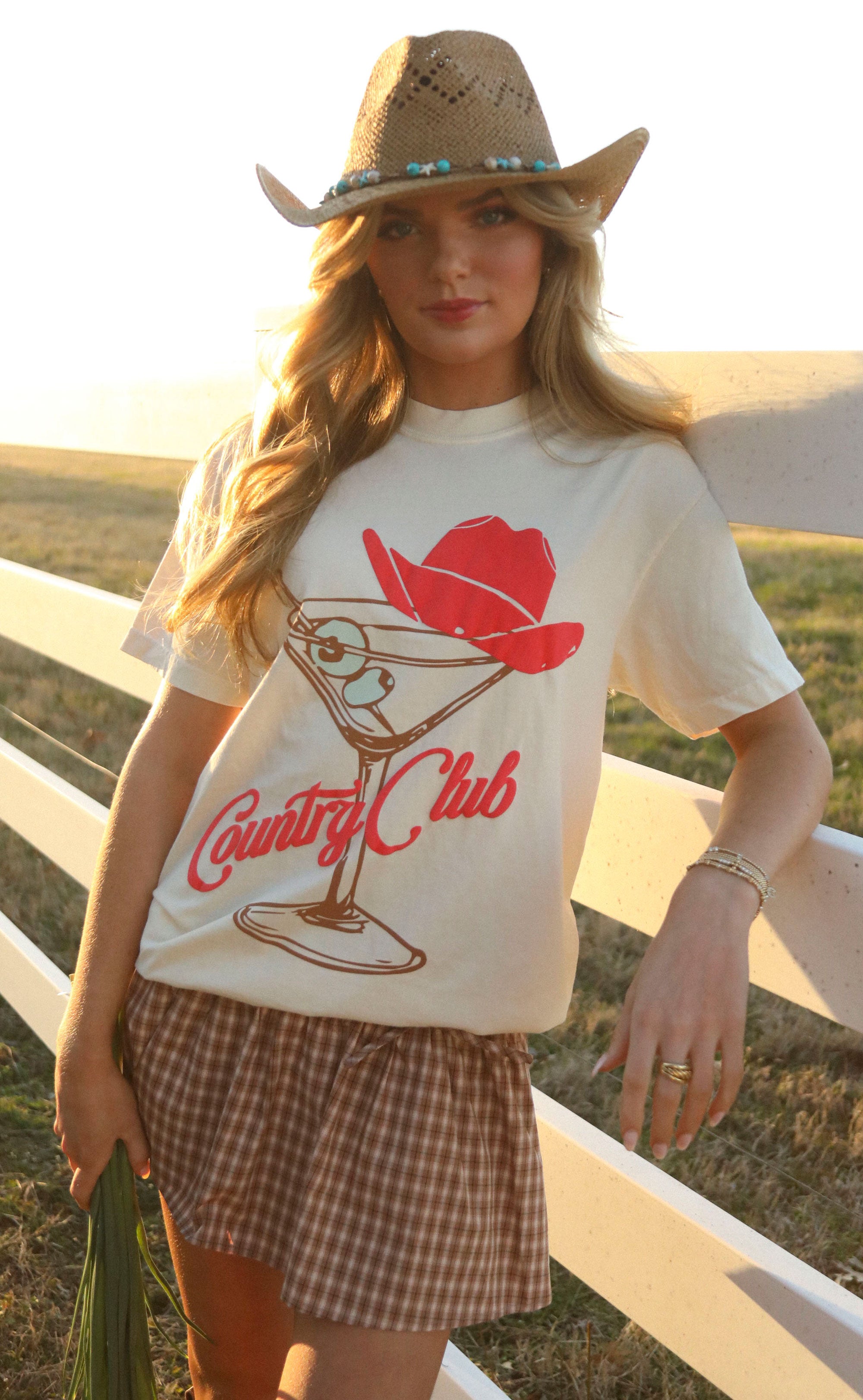 Charlie Southern Country Club Martini Tee