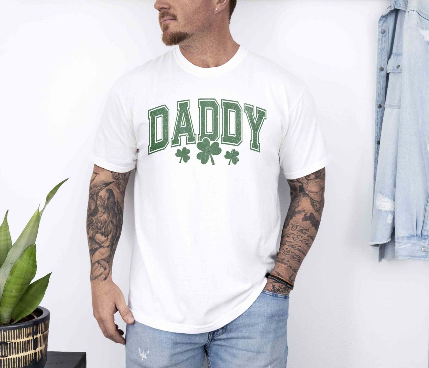 Matching St. Patrick’s Day Mama & Daddy Shirts