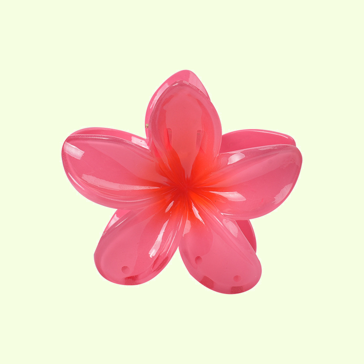 Eggplant Hair Clips Flower Scrunchies