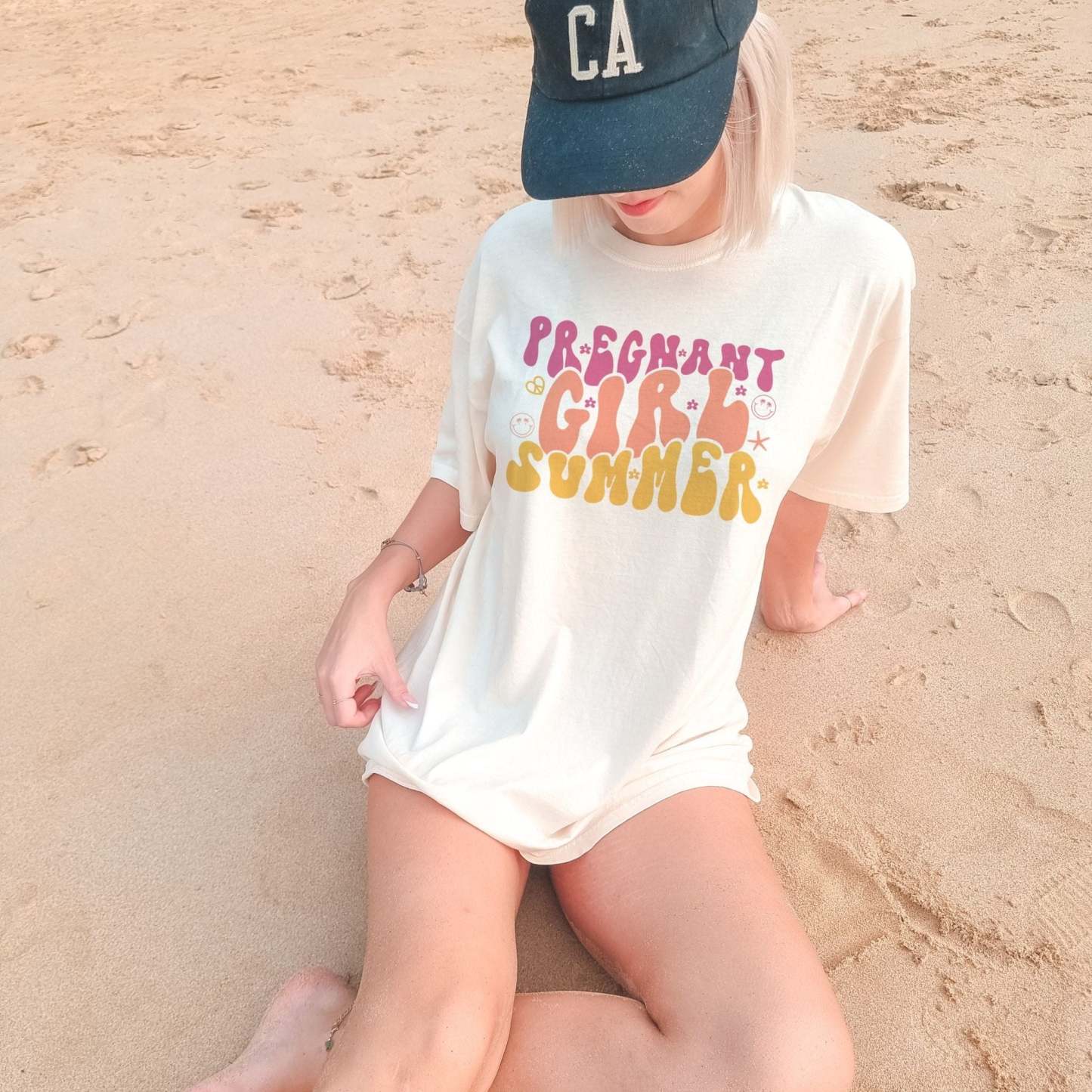 Pregnant Girl Summer Shirt