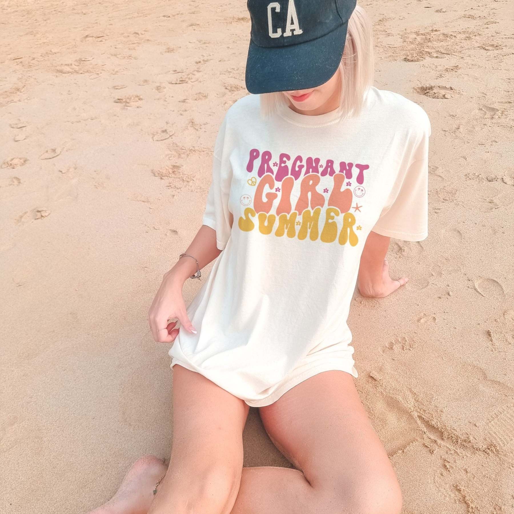 Pregnant Girl Summer Shirt