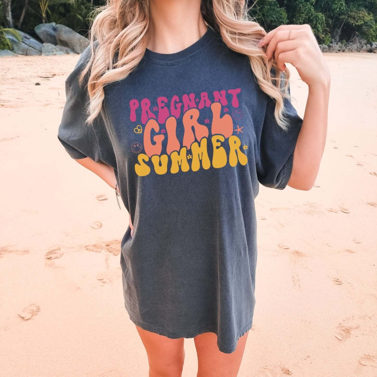 Pregnant Girl Summer Shirt